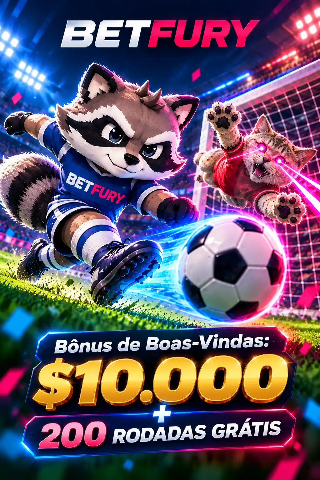 Bônus de boas-vindas da BetFury: US$ 10.000 e 200 rodadas grátis